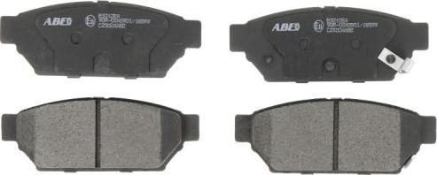 ABE C25004ABE - Brake Pad Set, disc brake autospares.lv