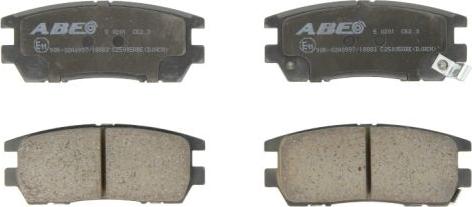ABE C25005ABE - Brake Pad Set, disc brake autospares.lv