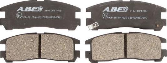 ABE C25003ABE - Brake Pad Set, disc brake autospares.lv