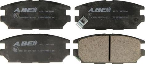 ABE C25007ABE - Brake Pad Set, disc brake autospares.lv