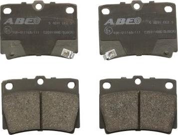 ABE C25011ABE - Brake Pad Set, disc brake autospares.lv