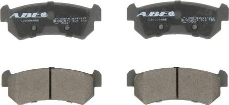 ABE C20006ABE - Brake Pad Set, disc brake autospares.lv