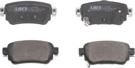 ABE C21055ABE - Brake Pad Set, disc brake autospares.lv