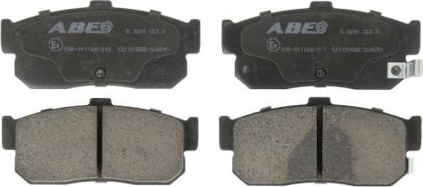 ABE C21030ABE - Brake Pad Set, disc brake autospares.lv