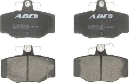 ABE C21031ABE - Brake Pad Set, disc brake autospares.lv