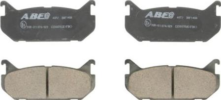 ABE C23007ABE - Brake Pad Set, disc brake autospares.lv