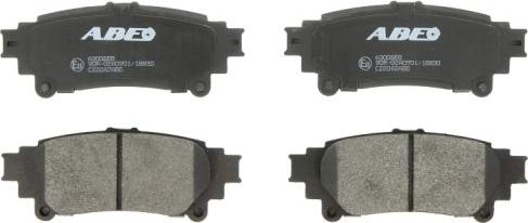 ABE C22042ABE - Brake Pad Set, disc brake autospares.lv