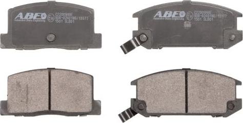 ABE C22009ABE - Brake Pad Set, disc brake autospares.lv