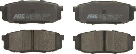 ABE C22039ABE-P - Brake Pad Set, disc brake autospares.lv