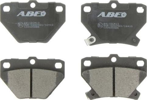 ABE C22020ABE - Brake Pad Set, disc brake autospares.lv