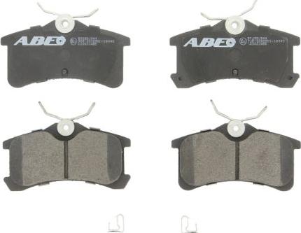 ABE C22021ABE - Brake Pad Set, disc brake autospares.lv