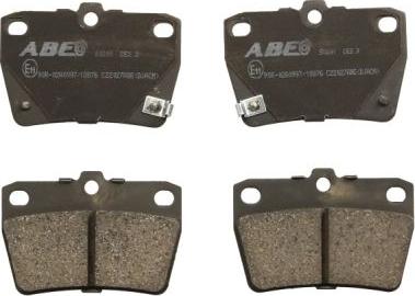 ABE C22027ABE - Brake Pad Set, disc brake autospares.lv