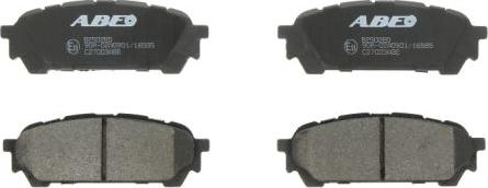 ABE C27003ABE - Brake Pad Set, disc brake autospares.lv