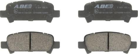 ABE C27002ABE - Brake Pad Set, disc brake autospares.lv