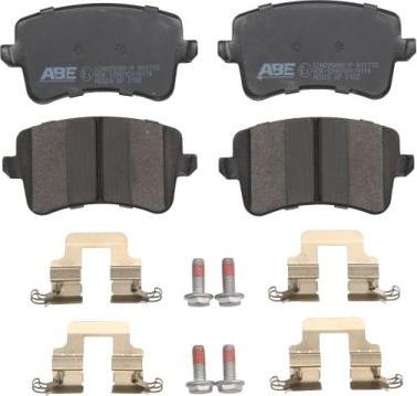 ABE C2A005ABE-P - Brake Pad Set, disc brake autospares.lv