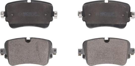 ABE C2A011ABE - Brake Pad Set, disc brake autospares.lv