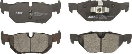 ABE C2B017ABE - Brake Pad Set, disc brake autospares.lv
