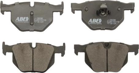 ABE C2B020ABE - Brake Pad Set, disc brake autospares.lv