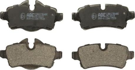 ABE C2B023ABE - Brake Pad Set, disc brake autospares.lv