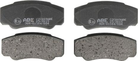 ABE C2C009ABE - Brake Pad Set, disc brake autospares.lv