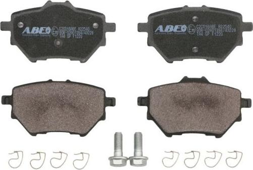 ABE C2C016ABE - Brake Pad Set, disc brake autospares.lv