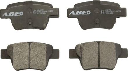 ABE C2C010ABE - Brake Pad Set, disc brake autospares.lv