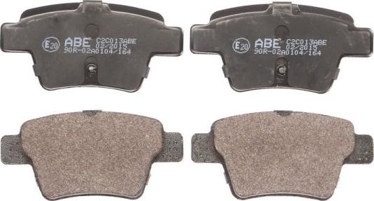 ABE C2C013ABE - Brake Pad Set, disc brake autospares.lv