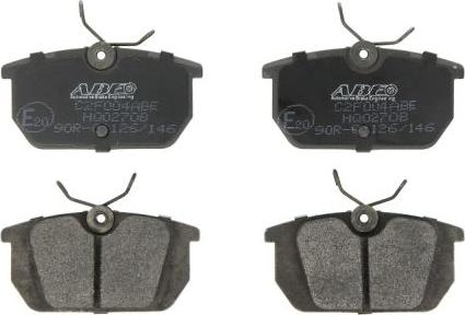 ABE C2F004ABE - Brake Pad Set, disc brake autospares.lv