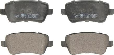 ABE C2F011ABE - Brake Pad Set, disc brake autospares.lv