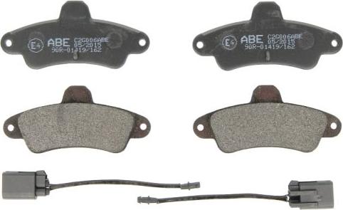 ABE C2G006ABE - Brake Pad Set, disc brake autospares.lv