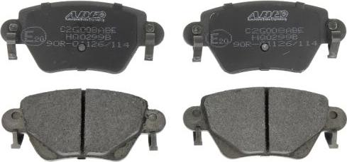 ABE C2G008ABE - Brake Pad Set, disc brake autospares.lv