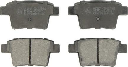 ABE C2G015ABE - Brake Pad Set, disc brake autospares.lv