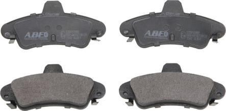 ABE C2G012ABE - Brake Pad Set, disc brake autospares.lv