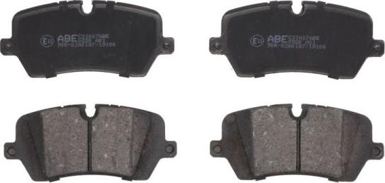 ABE C2I007ABE - Brake Pad Set, disc brake autospares.lv