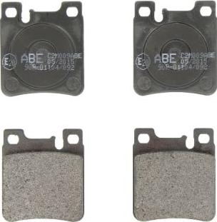 ABE C2M009ABE - Brake Pad Set, disc brake autospares.lv