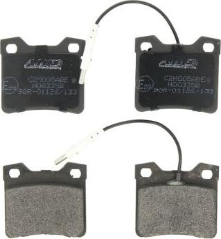 ABE C2M005ABE - Brake Pad Set, disc brake autospares.lv