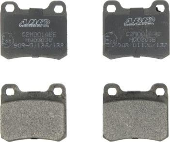 ABE C2M001ABE - Brake Pad Set, disc brake autospares.lv