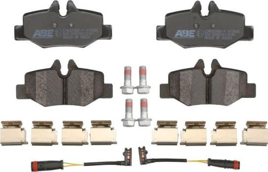 ABE C2M025ABE-P - Brake Pad Set, disc brake autospares.lv