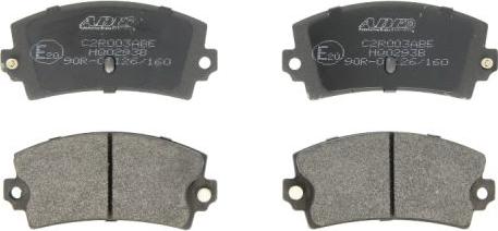 ABE C2R003ABE - Brake Pad Set, disc brake autospares.lv