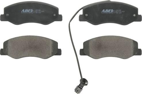 ABE C2R015ABE - Brake Pad Set, disc brake autospares.lv