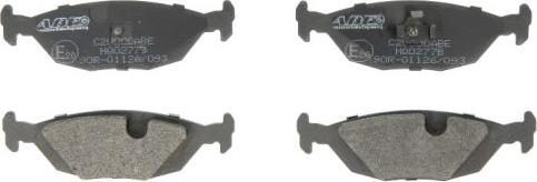 ABE C2V000ABE - Brake Pad Set, disc brake autospares.lv