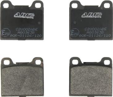 ABE C2V002ABE - Brake Pad Set, disc brake autospares.lv