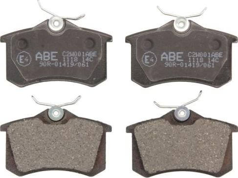 ABE C2W001ABE - Brake Pad Set, disc brake autospares.lv