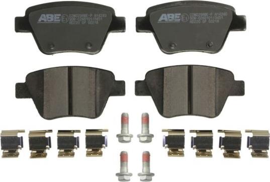 ABE C2W029ABE-P - Brake Pad Set, disc brake autospares.lv