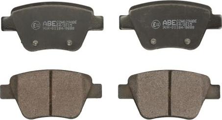 ABE C2W029ABE - Brake Pad Set, disc brake autospares.lv