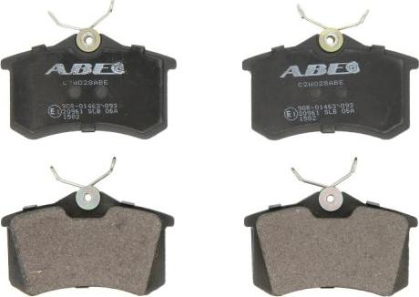 ABE C2W028ABE - Brake Pad Set, disc brake autospares.lv