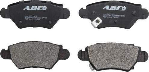 ABE C2X010ABE - Brake Pad Set, disc brake autospares.lv