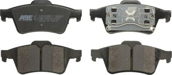 ABE C2X012ABE-P - Brake Pad Set, disc brake autospares.lv