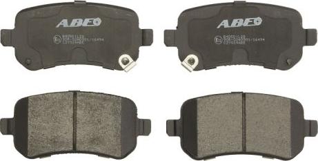 ABE C2Y024ABE - Brake Pad Set, disc brake autospares.lv