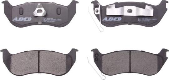 ABE C2Y022ABE - Brake Pad Set, disc brake autospares.lv